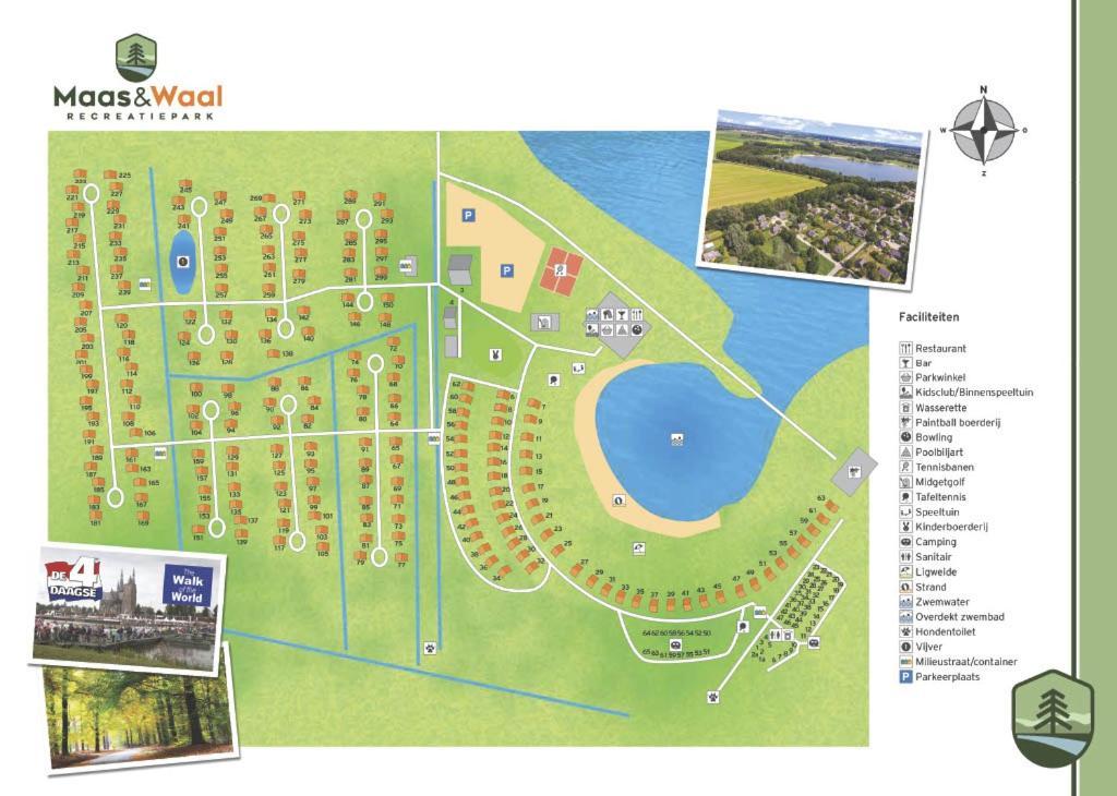 Recreatiewoning Maas En Waal 92 Villa Ewijk Exterior photo
